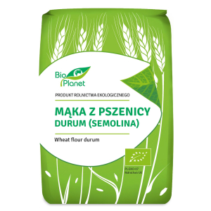 MĄKA Z PSZENICY DURUM (SEMOLINA) BIO 1 kg – BIO PLANET