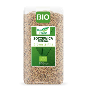 SOCZEWICA BRĄZOWA BIO 500 g – BIO PLANET