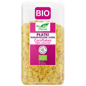 PŁATKI KUKURYDZIANE JASNE BEZ DODATKU CUKRÓW BIO 250 g – BIO PLANET