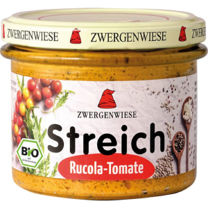PASTA SŁONECZNIKOWA Z RUKOLĄ I POMIDORAMI BEZGLUTENOWA BIO 180 g – ZWERGENWIESE