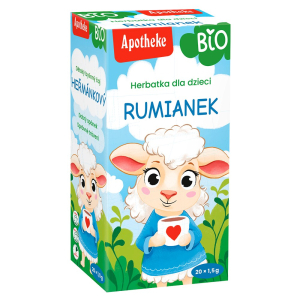 HERBATKA DLA DZIECI – RUMIANEK BIO (20 x 1 g) 20 g – APOTHEKE