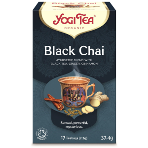 HERBATA CZARNA Z IMBIREM I CYNAMONEM (BLACK CHAI) BIO (17 x 2,2 g) 37,4 g – YOGI TEA
