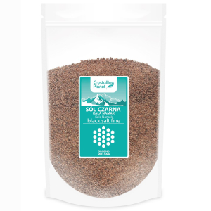 SÓL CZARNA KALA NAMAK DROBNO MIELONA 1 kg – CRYSTALLINE PLANET