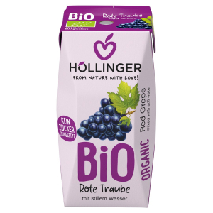 NEKTAR Z CZERWONYCH WINOGRON BEZ DODATKU CUKRÓW BIO 200 ml – HOLLINGER