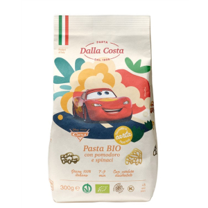 MAKARON (SEMOLINOWY TRÓJKOLOROWY) DISNEY AUTA BIO 300 g – DALLA COSTA