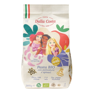 MAKARON (SEMOLINOWY TRÓJKOLOROWY) DISNEY PRINCESS BIO 300 g – DALLA COSTA