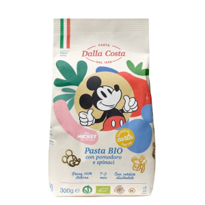 MAKARON (SEMOLINOWY TRÓJKOLOROWY) DISNEY MICKEY BIO 300 g – DALLA COSTA
