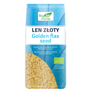 LEN ZŁOTY (SIEMIĘ LNIANE) BIO 400 g – BIO PLANET