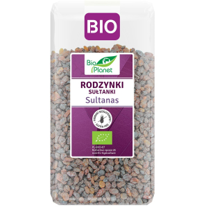 RODZYNKI SUŁTANKI BEZGLUTENOWE BIO 400 g – BIO PLANET