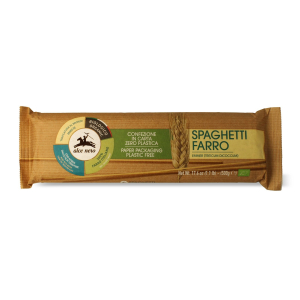MAKARON (Z PŁASKURKI) SPAGHETTI BIO 500 g – ALCE NERO