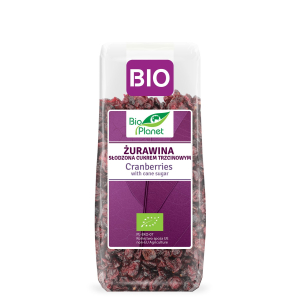 ŻURAWINA Z CUKREM TRZCINOWYM BIO 100 g – BIO PLANET