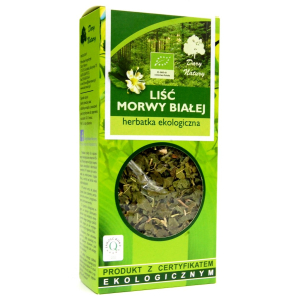 HERBATKA LIŚĆ MORWY BIAŁEJ BIO 50 g – DARY NATURY