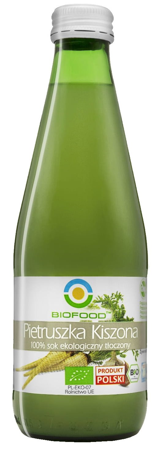 SOK Z PIETRUSZKI KISZONEJ NFC BEZGLUTENOWY BIO 300 ml - BIOFOOD - obrazek 2