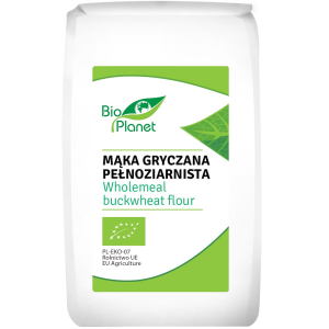 MĄKA GRYCZANA PEŁNOZIARNISTA BIO 500 g – BIO PLANET