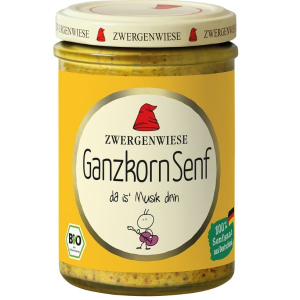 MUSZTARDA FRANCUSKA BEZGLUTENOWA BIO 160 ml – ZWERGENWIESE