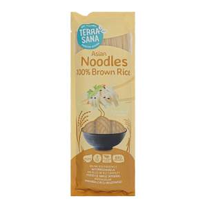 MAKARON (RYŻOWY RAZOWY) NOODLE SPAGHETTI BEZGLUTENOWY BIO 250 g – TERRASANA