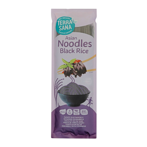 MAKARON (Z RYŻU CZARNEGO I RYŻU BRĄZOWEGO) NOODLE SPAGHETTI BEZGLUTENOWY BIO 250 g – TERRASANA