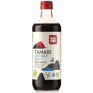 SOS SOJOWY TAMARI 25 % MNIEJ SOLI BEZGLUTENOWY BIO 500 ml – LIMA