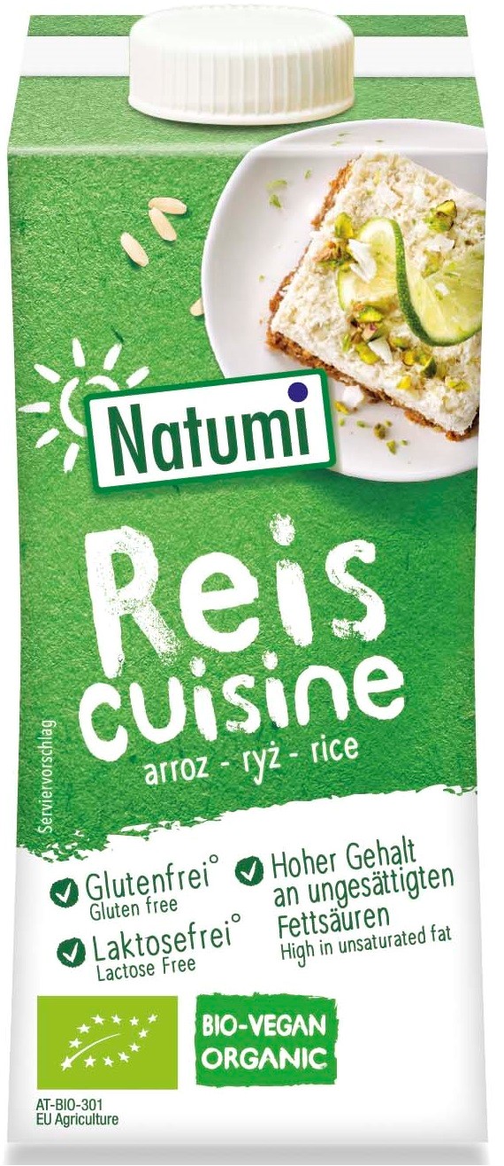 KREM RYŻOWY DO GOTOWANIA I PIECZENIA BEZ DODATKU CUKRÓW BIO 200 ml - NATUMI - obrazek 2