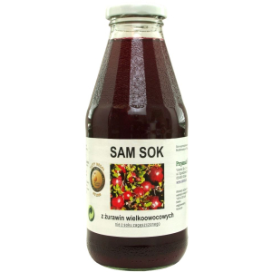 SOK Z ŻURAWINY WIELKOOWOCOWEJ NFC 500 ml – VIANDS (SAM SOK)