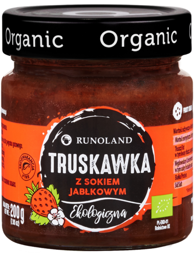 SŁODKA PRZEKĄSKA TRUSKAWKA BIO 200 g - RUNOLAND - obrazek 2