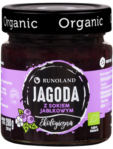 SŁODKA PRZEKĄSKA JAGODA BIO 200 g - RUNOLAND - obrazek 2