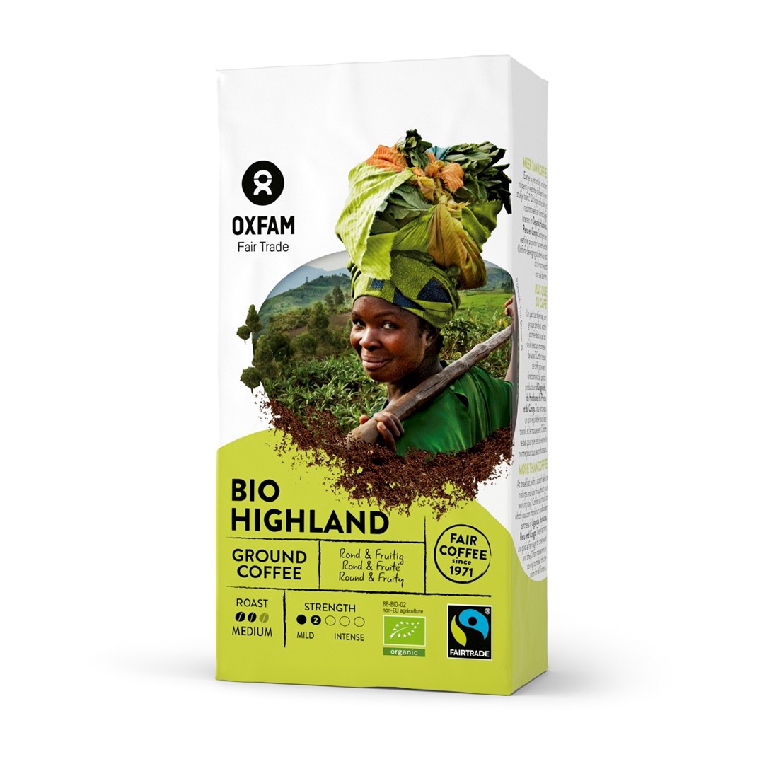 KAWA MIELONA ARABICA/ROBUSTA WYSOKOGÓRSKA FAIR TRADE BIO 250 g - OXFAM - obrazek 2