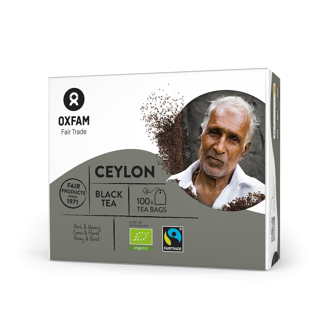 HERBATA CZARNA SRI LANKA FAIR TRADE BIO (100 x 1,8 g) 180 g - OXFAM - obrazek 2