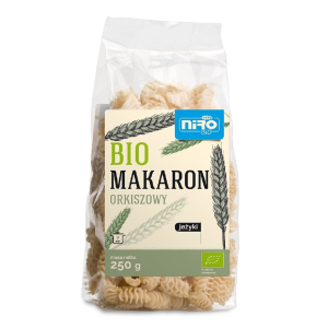 MAKARON (ORKISZOWY) JEŻYKI BIO 250 g – NIRO