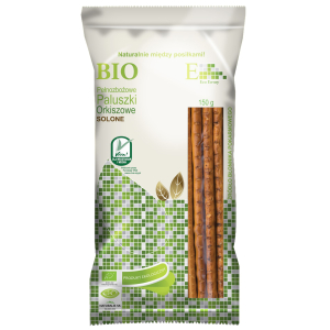 PALUSZKI ORKISZOWE PEŁNOZIARNISTE SOLONE BIO 150 g – ENVOY