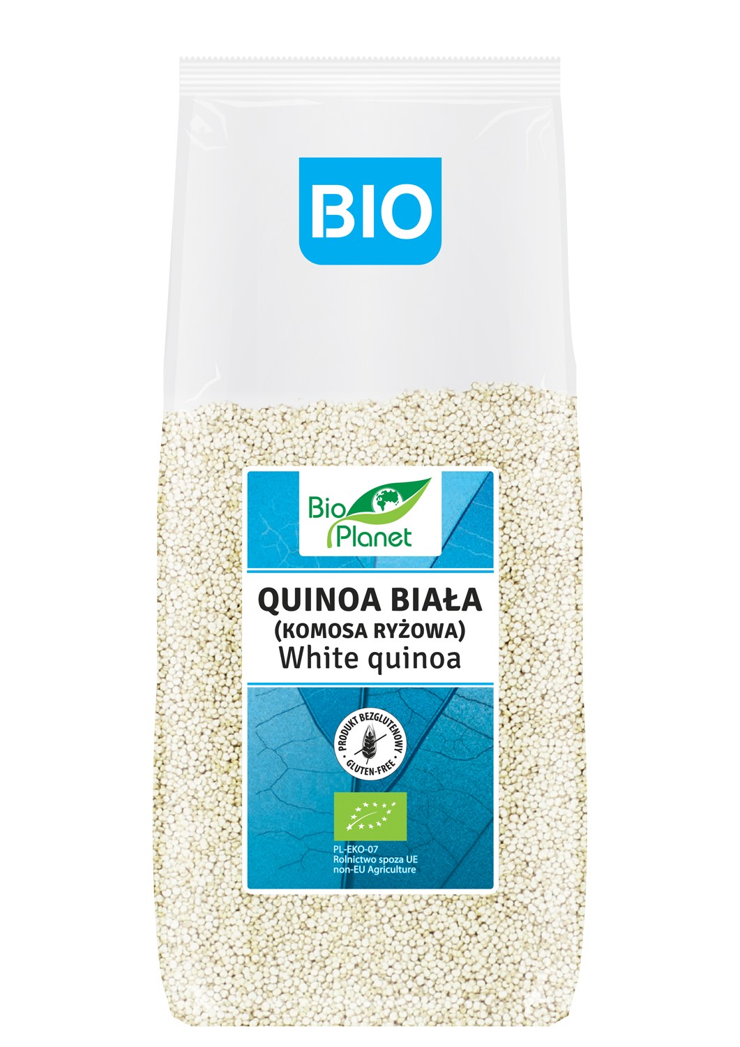 QUINOA BIAŁA (KOMOSA RYŻOWA) BEZGLUTENOWA BIO 1 kg - BIO PLANET - obrazek 2