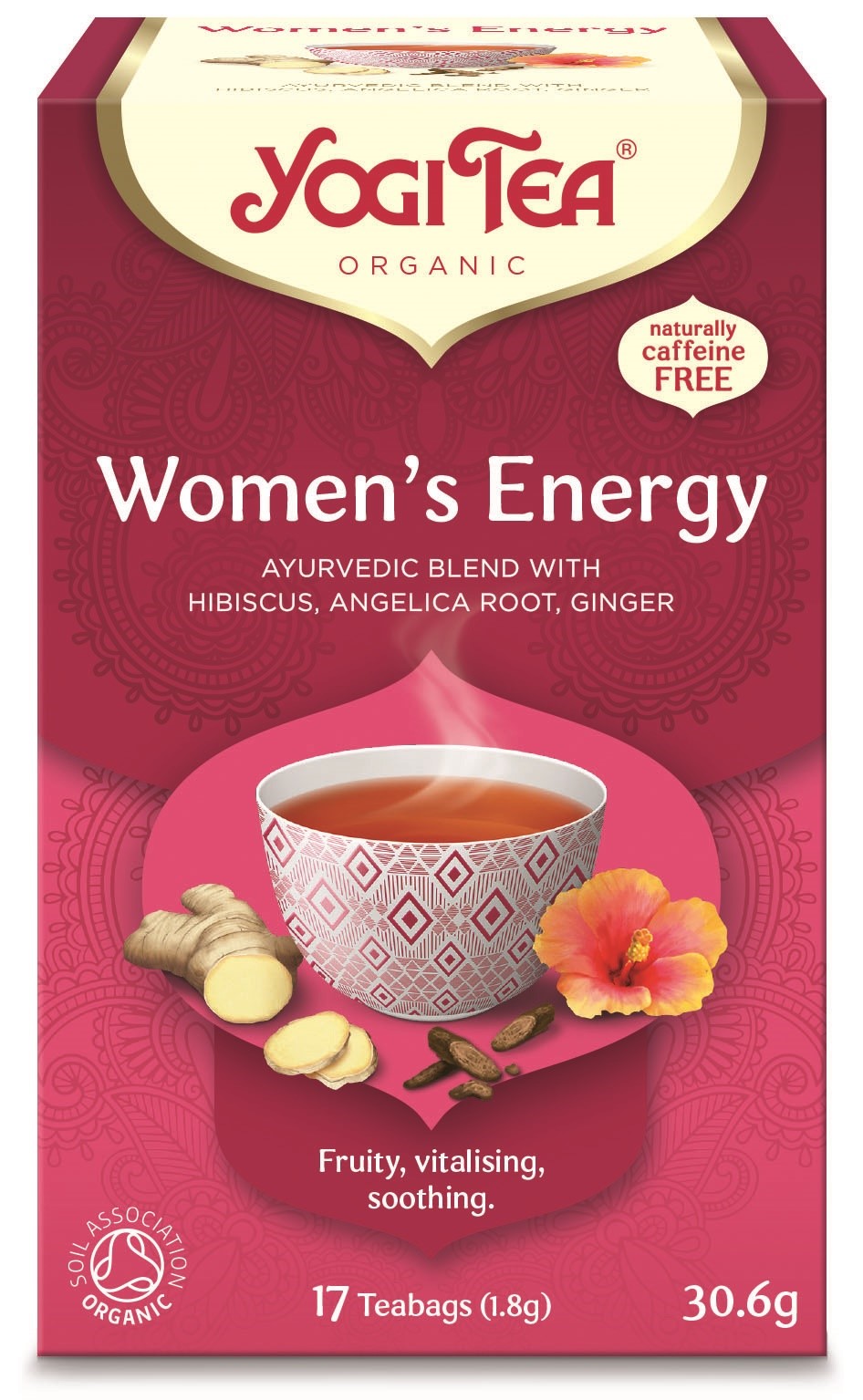 HERBATKA DLA KOBIET - ENERGIA (WOMEN'S ENERGY) BIO (17 x 1,8 g) 30,6 g - YOGI TEA - obrazek 2