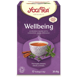 HERBATKA NA DOBRE SAMOPOCZUCIE (WELLBEING) BIO (17 x 1,8 g) 30,6 g – YOGI TEA