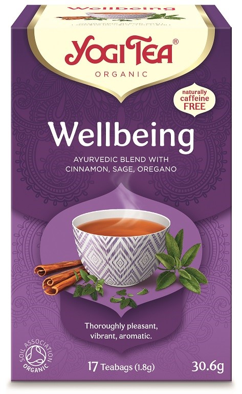 HERBATKA NA DOBRE SAMOPOCZUCIE (WELLBEING) BIO (17 x 1,8 g) 30,6 g - YOGI TEA - obrazek 2