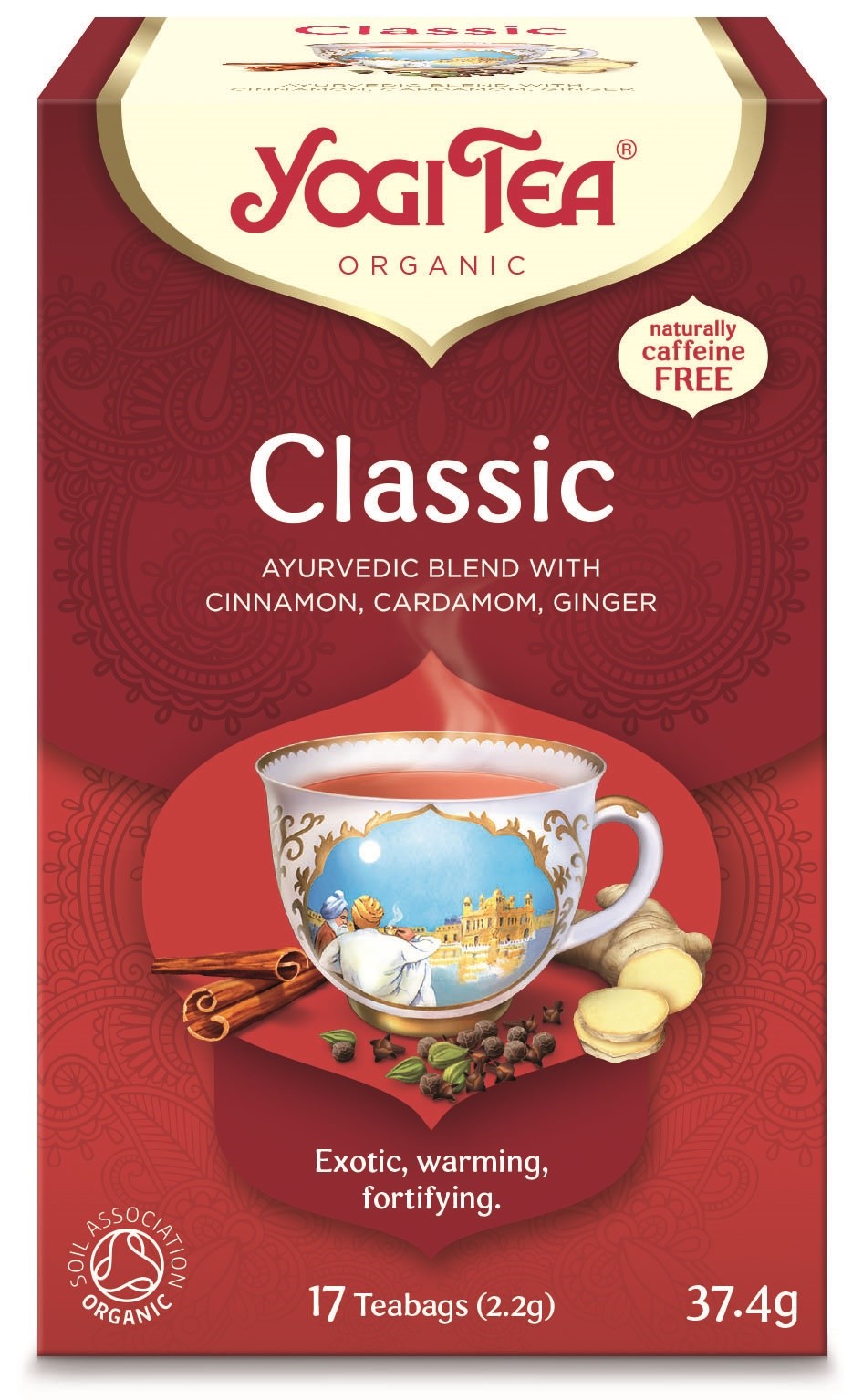 HERBATKA KLASYCZNA (CLASSIC) BIO (17 x 2,2 g) 37,4 g - YOGI TEA - obrazek 2