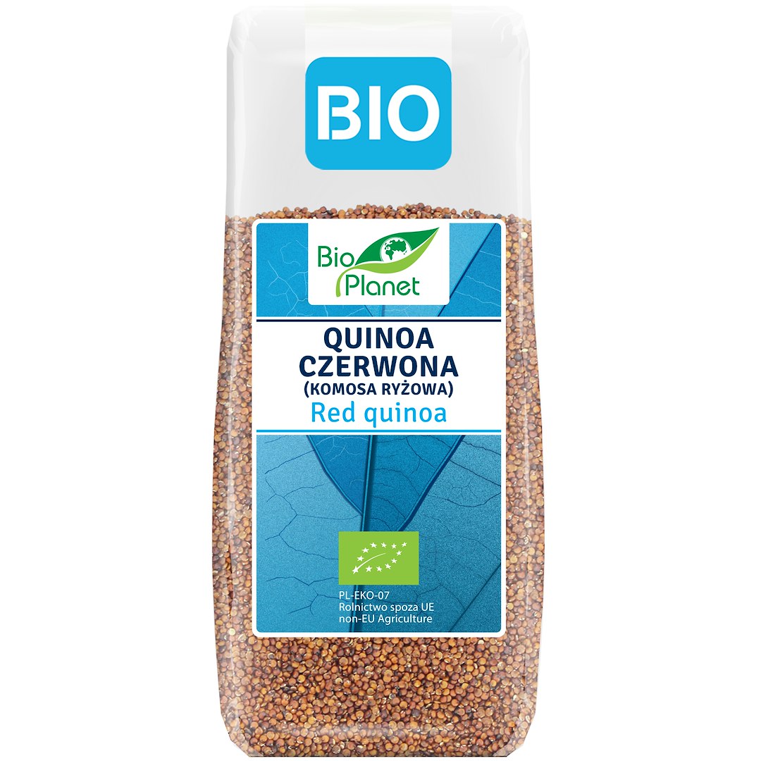 QUINOA CZERWONA (KOMOSA RYŻOWA) BIO 250 g - BIO PLANET - obrazek 2