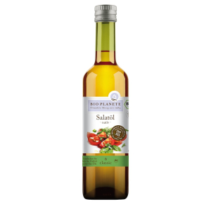 OLEJ SAŁATKOWY TŁOCZONY NA ZIMNO OMEGA-3 BIO 500 ml – BIO PLANETE