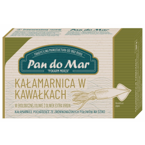 KAŁAMARNICA HUMBOLDTA W BIO OLIWIE Z OLIWEK EXTRA VIRGIN 120 g – PAN DO MAR