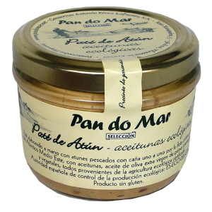 PASTA Z TUŃCZYKA I BIO OLIWKAMI BEZGLUTENOWA 125 g (SŁOIK) – PAN DO MAR