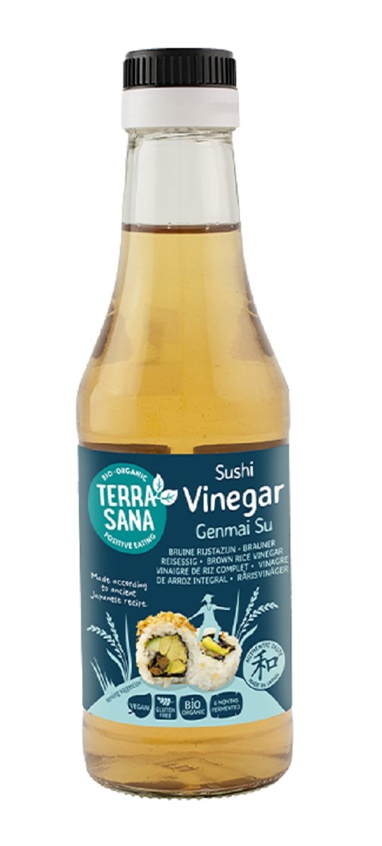 OCET RYŻOWY DO SUSHI NIESŁODZONY FILTROWANY BEZGLUTENOWY BIO 250 ml (GENMAI SU VINEGAR)- TERRASANA - obrazek 2