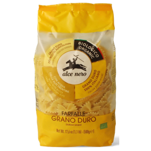 MAKARON (SEMOLINOWY) KOKARDKI BIO 500 g – ALCE NERO