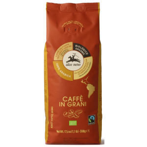 KAWA ZIARNISTA ARABICA 100 % FAIR TRADE BIO 500 g – ALCE NERO