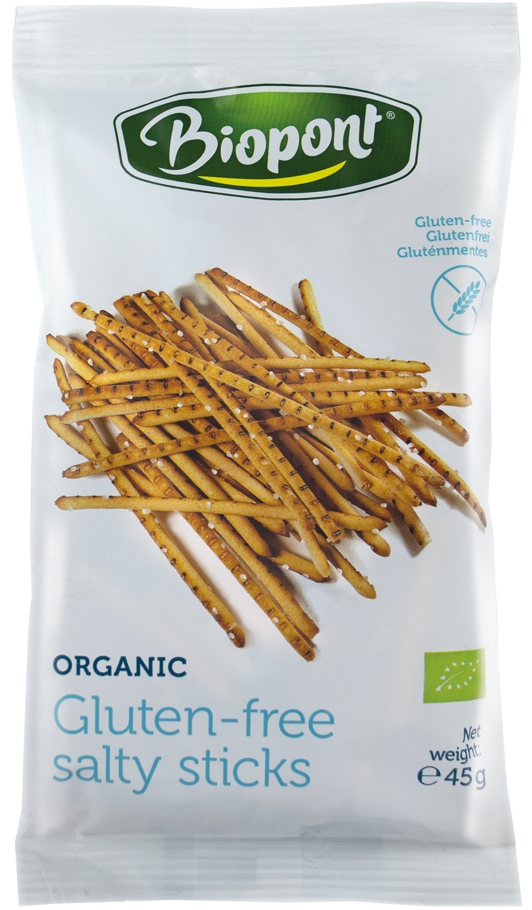 PALUSZKI SOLONE BEZGLUTENOWE BIO 45 g - BIOPONT - obrazek 2