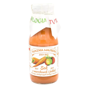 SOK MARCHEWKOWY Z JABŁKIEM NFC BIO 300 ml – TŁOCZNIA MAURERA
