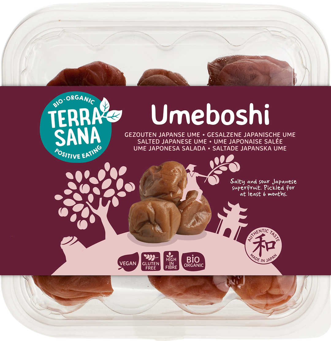 UMEBOSHI (MORELE JAPOŃSKIE KISZONE) BEZGUTENOWE BIO 150 g - TERRASANA - obrazek 2