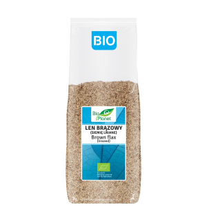 LEN BRĄZOWY (SIEMIĘ LNIANE) BIO 1 kg – BIO PLANET