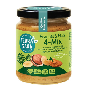 KREM ORZECHOWY MIX (4 ORZECHY) BIO 250 g – TERRASANA