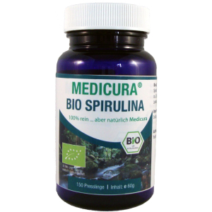 SPIRULINA BIO (400 mg) 150 TABLETEK – MEDICURA
