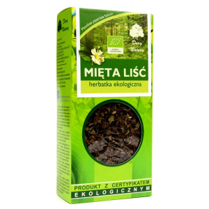 HERBATKA LIŚĆ MIĘTY BIO 25 g – DARY NATURY