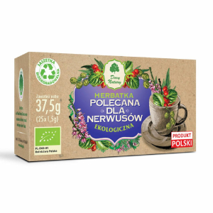 HERBATKA DLA NERWUSÓW BIO (25 x 1,5 g) 37,5 g – DARY NATURY